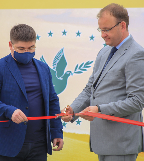 Grand opening of the «Zerno-Agro» elevator